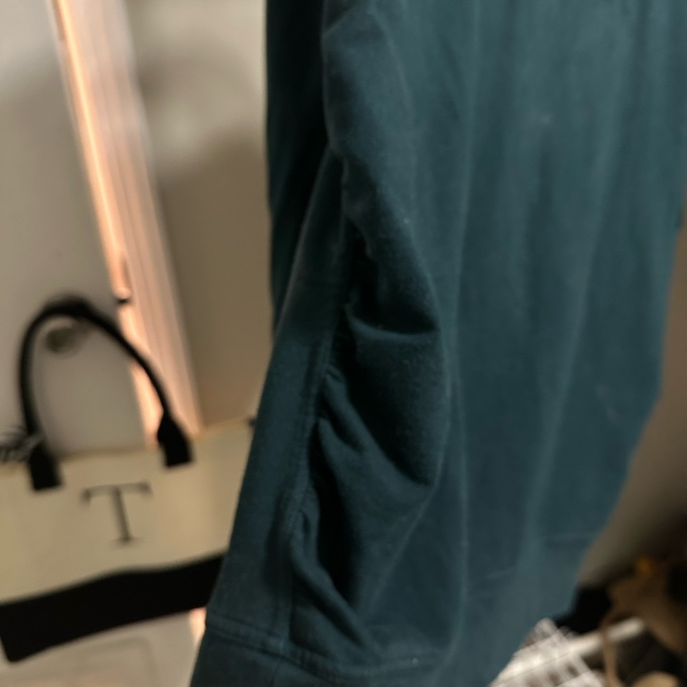 Embroidered Mama Isabel Maternity Women’s Dark Green Pullover size small - Picture 3 of 5